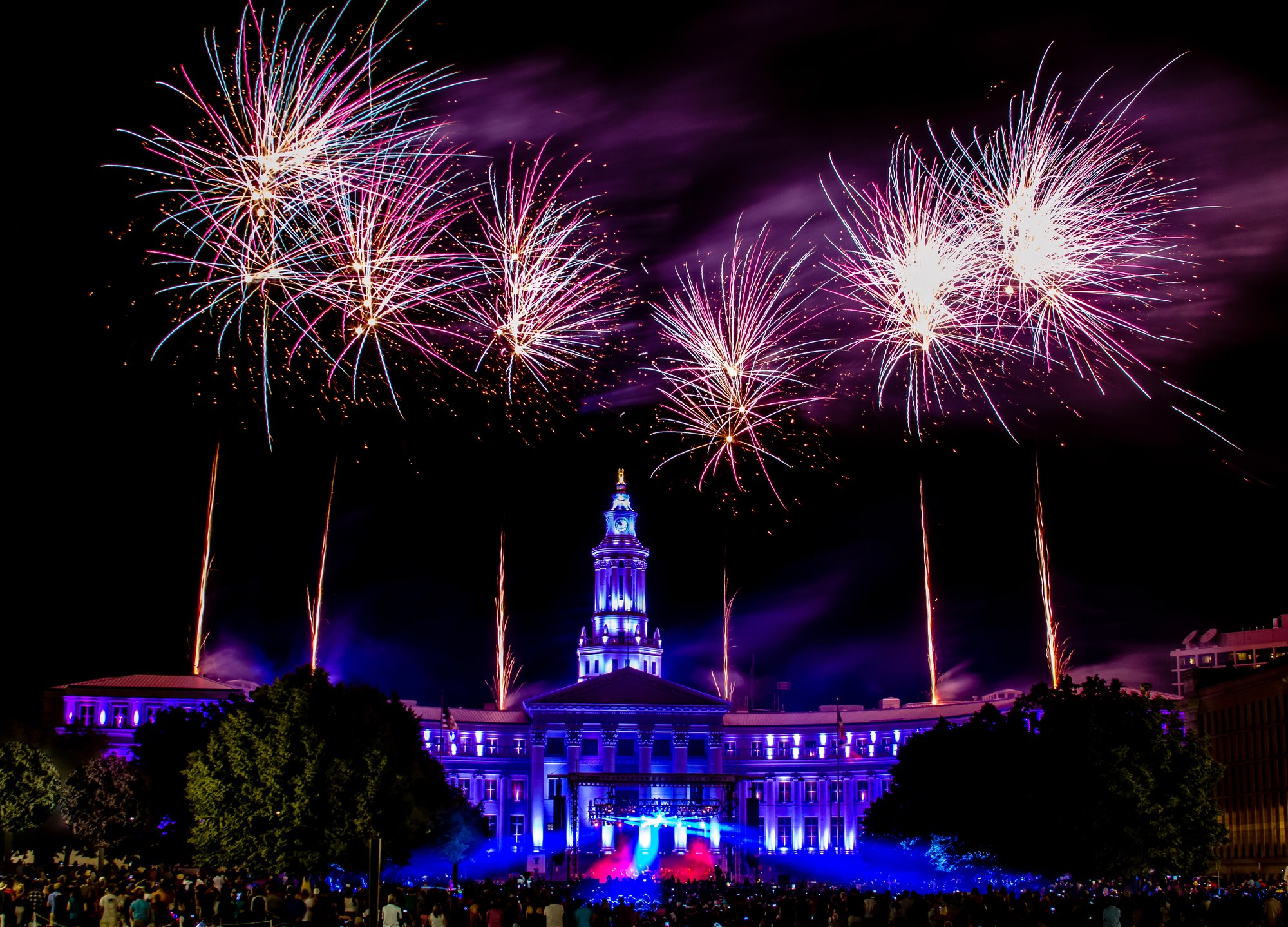 4th of July Fireworks in Denver