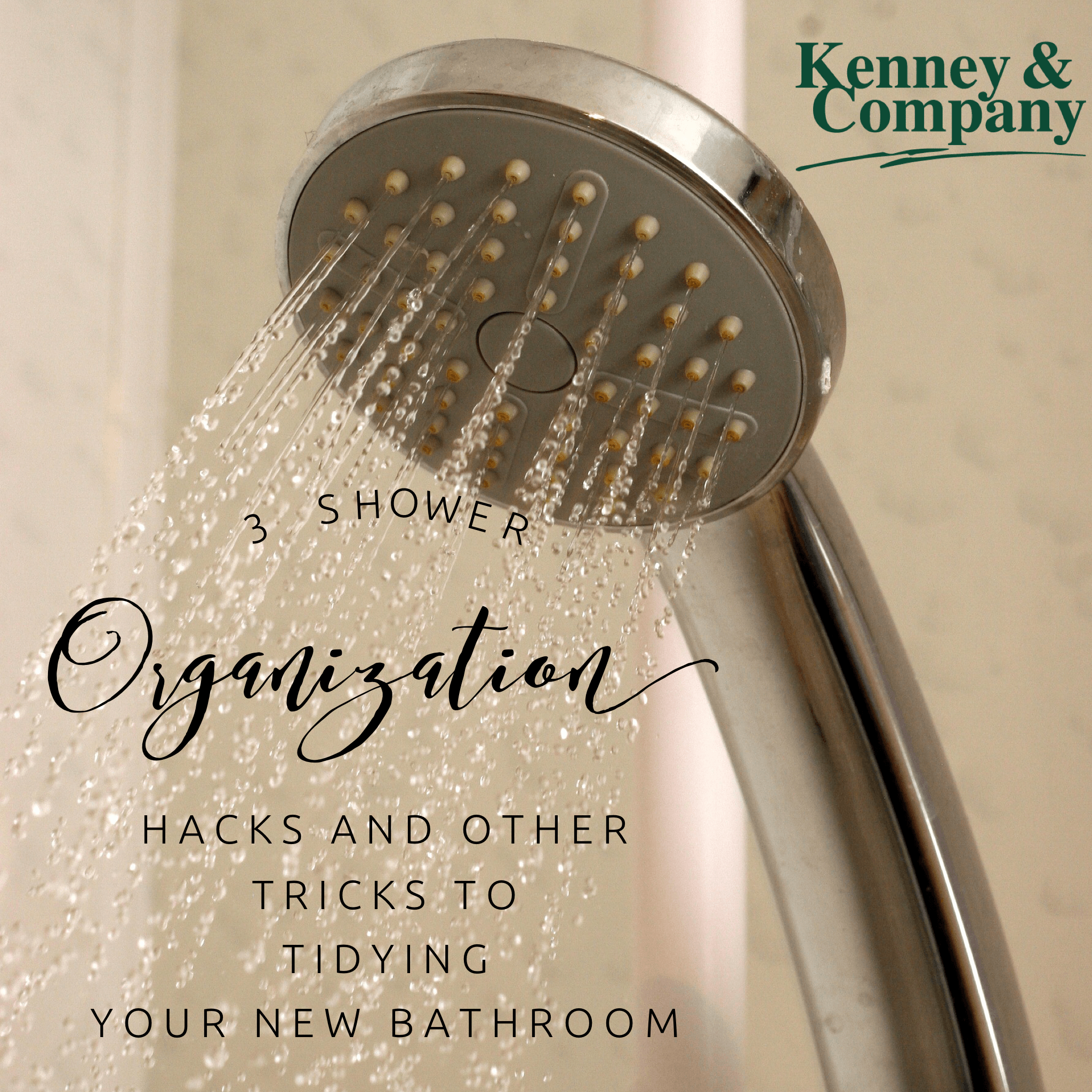 3 Shower Organization Hacks and To Organize Your Bathroom