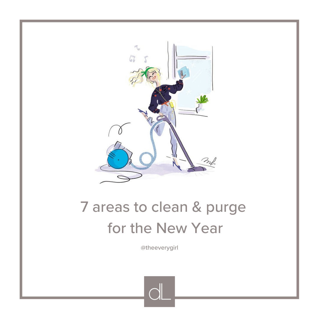 7 Areas To Purge and Clean in The New Year