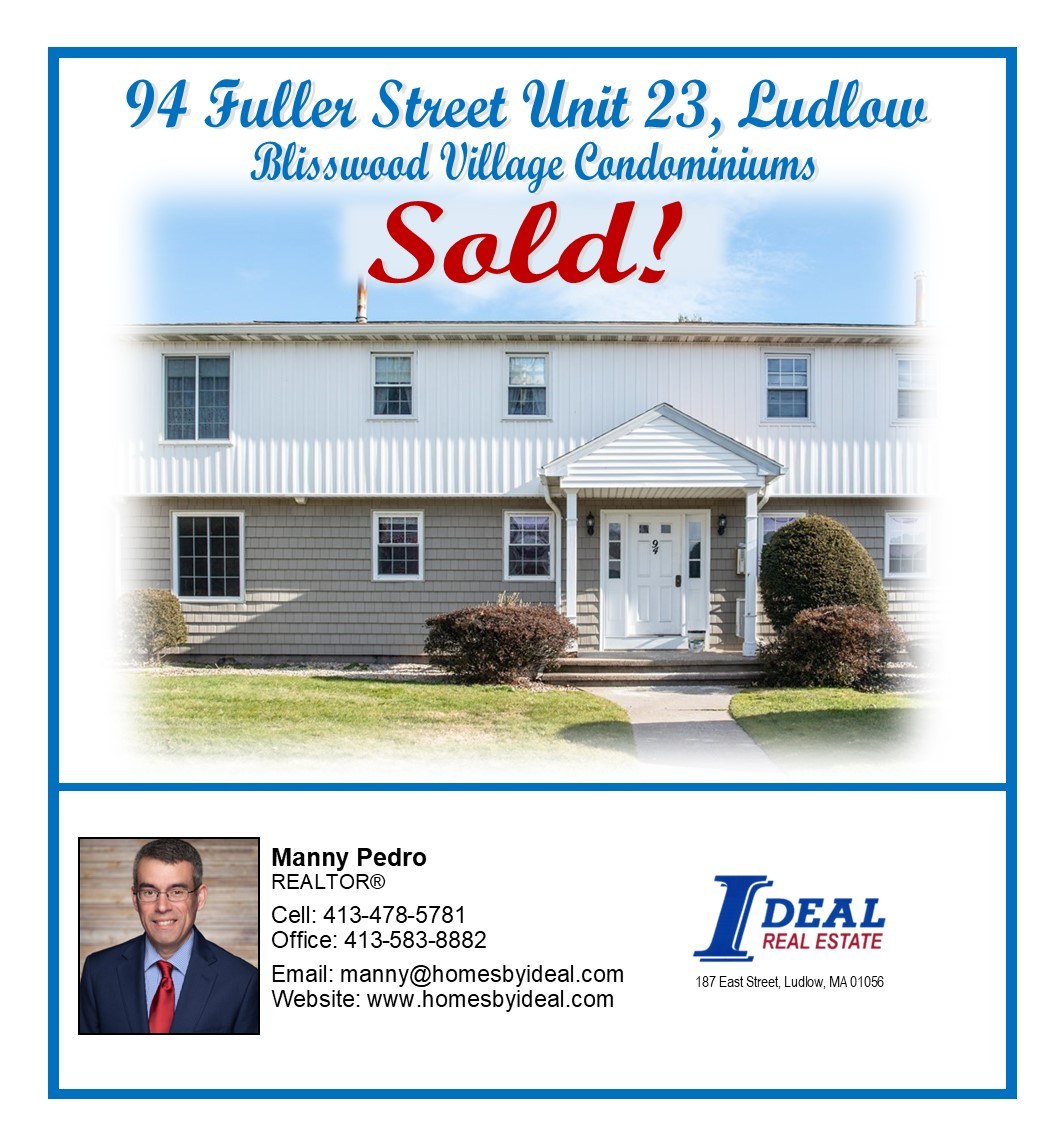 94 Fuller St Unit 23 Blisswood Village Condo SOLD