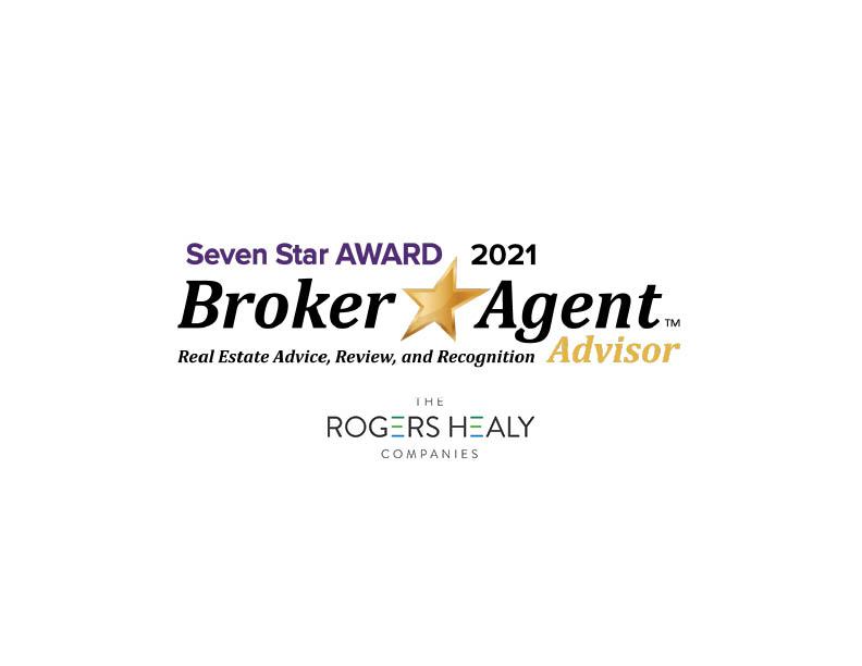 Rogers Healy Receives the 2021 'Seven Star Certificate of Excellence in