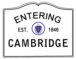cambridge neighborhood sign