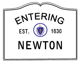 newton neighborhood sign