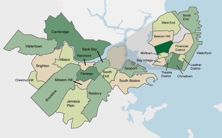 Boston Area Neighborhoods and Towns | Kenmore Properties