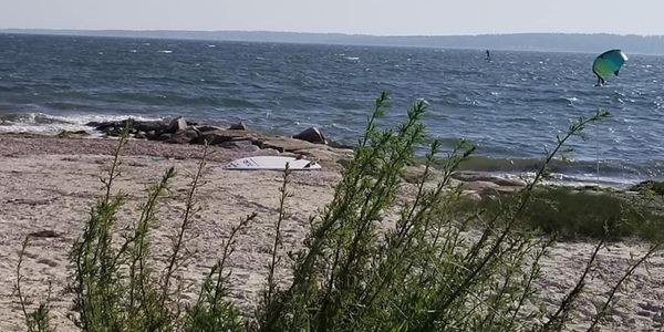 A view of Little Harbor Beach in Wareham, MA