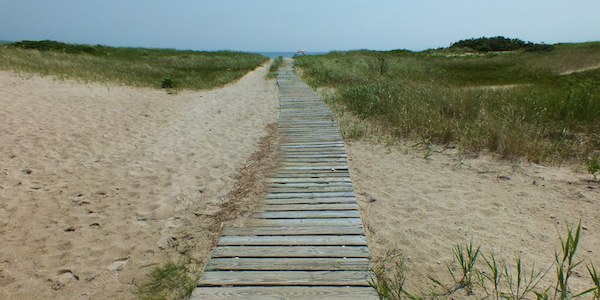 West Island Town Beach in Westport, MA