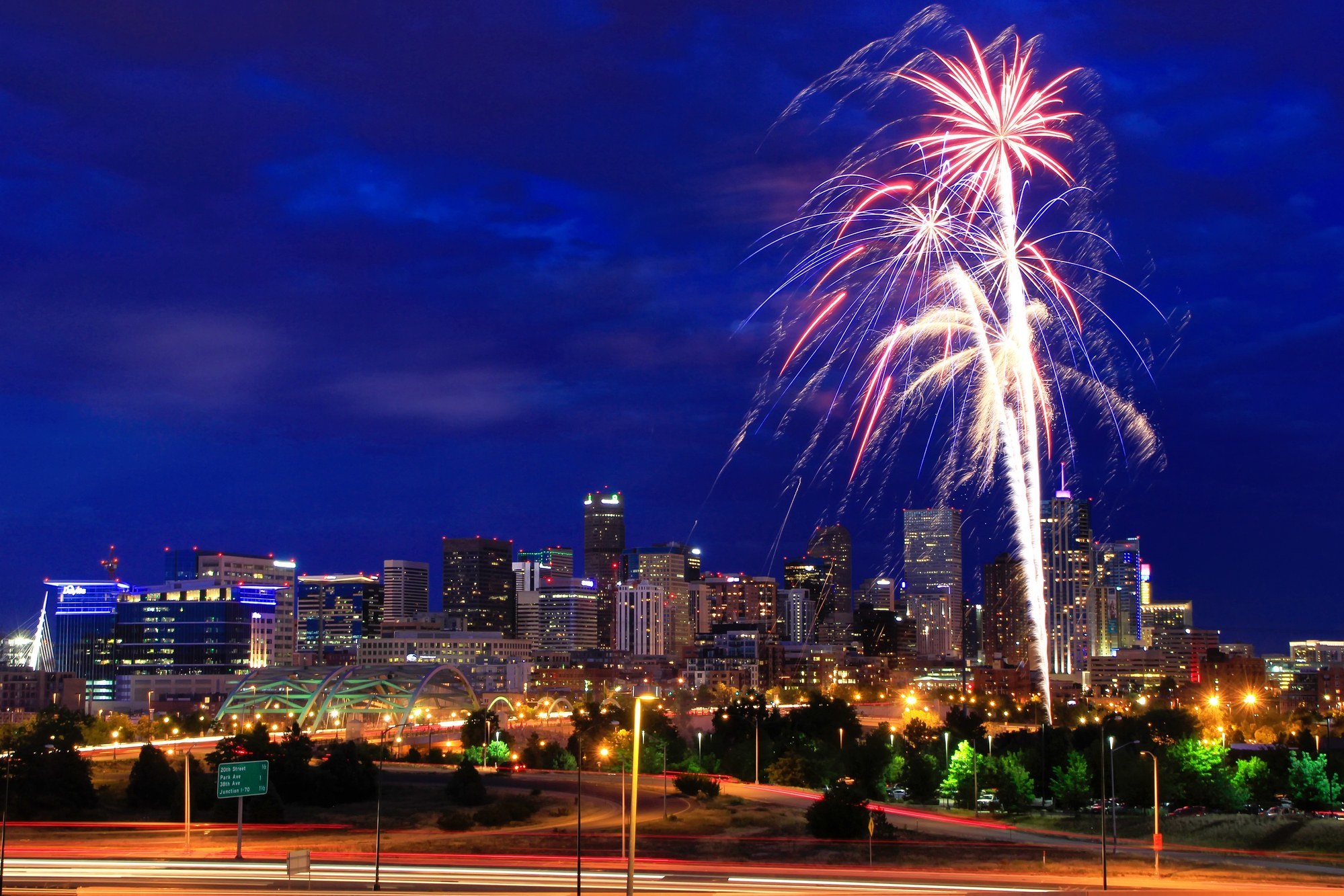 4th of July Fireworks in Denver