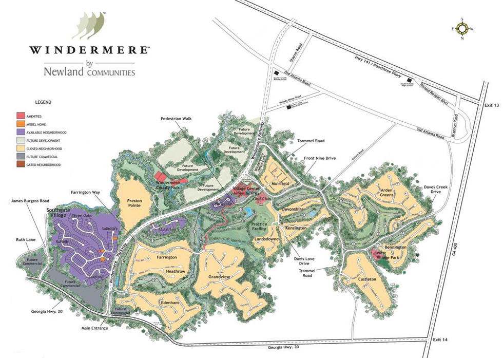 Windermere Community Map   Windermere Map Web980 